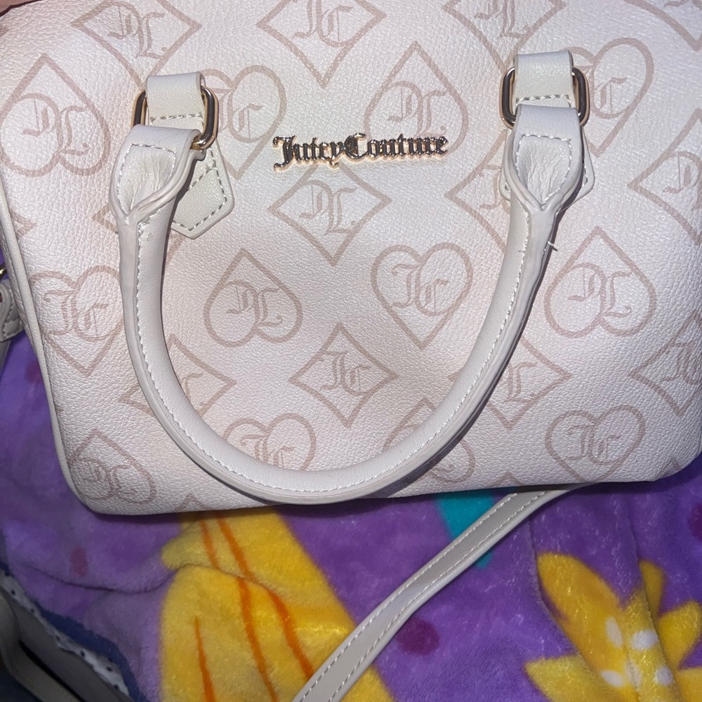 Juicy Couture Satchel in Soft Cream